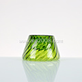 Green Glass votive holders